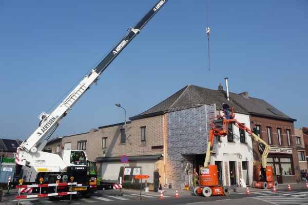 Mechelen antwerpsesteenweg tijdens1